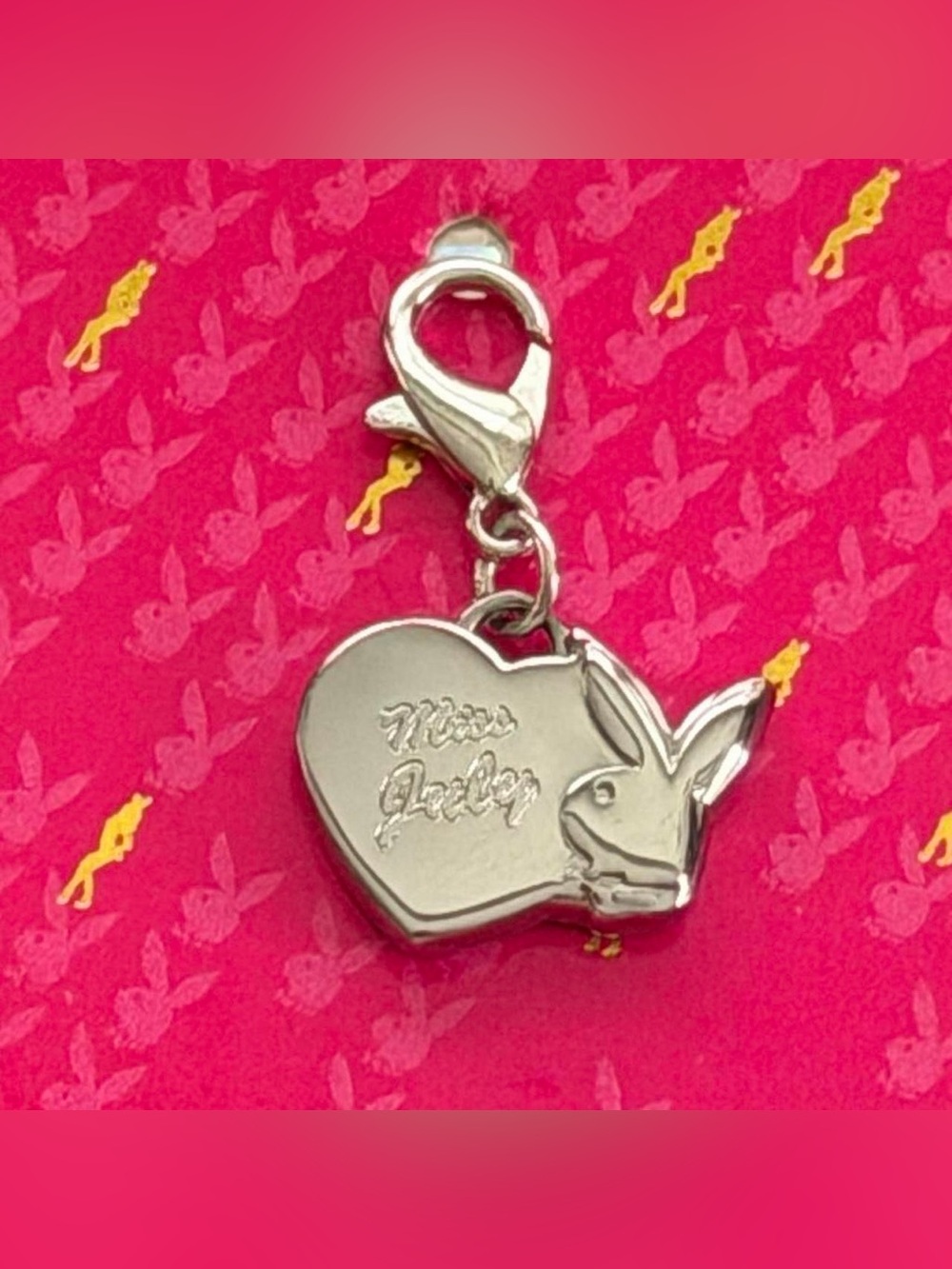 Playboy miss July pendant charm